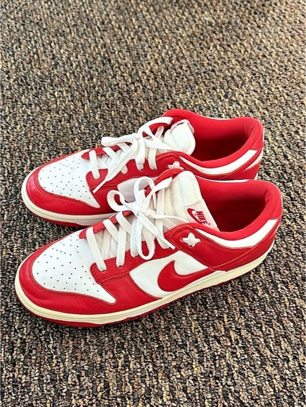 Nike Dunk Low Red & White Sneakers